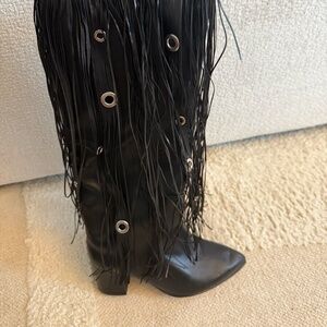 Toral black leather boots size 37, US 6,5-7